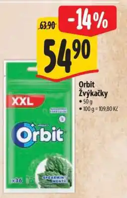 Albert Orbit žvýkačky nabídka