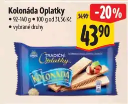 Albert Kolonáda oplatky nabídka