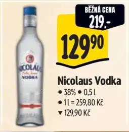 Albert Nicolaus Vodka nabídka