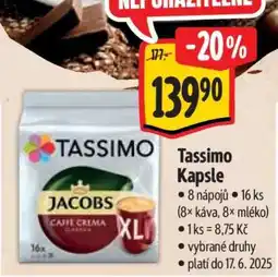 Albert Tassimo kapsle nabídka