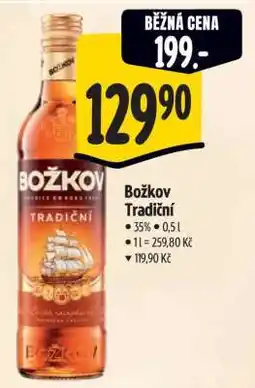 Albert Božkov Tradiční nabídka
