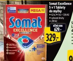 Albert Somat Excellence 5 v 1 Tablety do myčky nabídka
