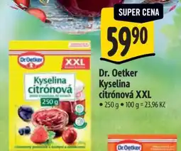 Albert Dr. Oetker Kyselina citronová XXL nabídka