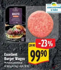 Albert Excellent Burger Wagyu nabídka