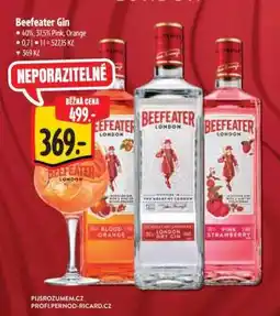 Albert Beefeater Gin nabídka