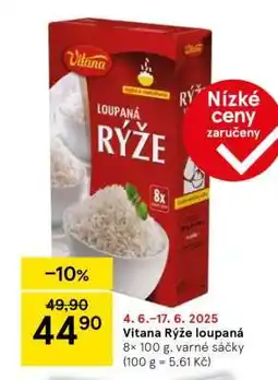 Tesco Vitana Rýže Loupaná nabídka