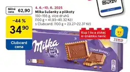 Tesco Milka Sušenky a piškoty nabídka