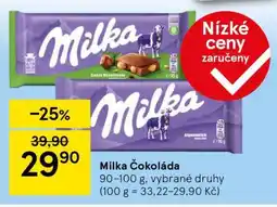 Tesco Milka Čokoláda nabídka