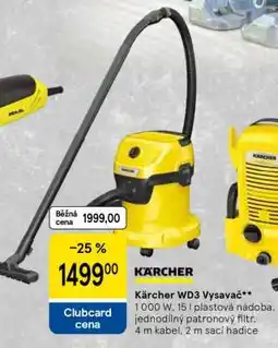 Tesco Kärcher WD3 Vysavač nabídka