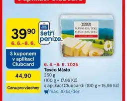 Tesco Tesco Máslo nabídka