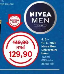 Tesco Nivea Men Univerzální krém nabídka