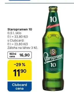 Tesco Staropramen 10 nabídka