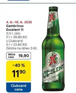 Tesco Gambrinus Excelent 11 nabídka