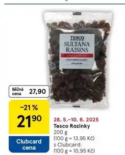 Tesco Tesco Rozinky nabídka