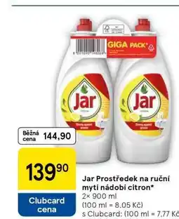 Tesco Jar Prostředek na ruční mytí nádobí citron nabídka