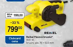 Tesco Reikel Pásová bruska nabídka