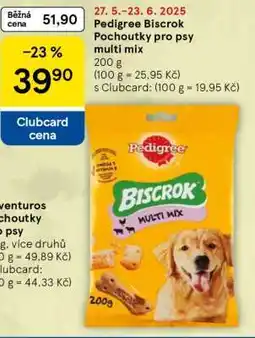 Tesco Pedigree Biscrok Pochoutky pro psy multi mix nabídka