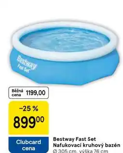Tesco Bestway Fast Set Nafukovací kruhový bazén nabídka