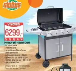 Globus Plynový gril Master Cheff nabídka