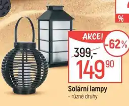 Globus SOLÁRNÍ LAMPY nabídka