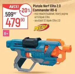 Globus Pistole Nerf Elite 2.0 Commander RD-6 nabídka