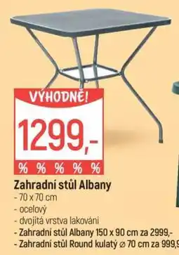 Globus Zahradní stůl Albany nabídka