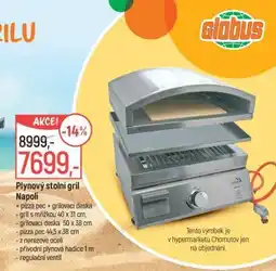 Globus Plynový stolní gril Napoli nabídka