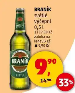Penny Market BRANÍK světlé výčepní 0,5 l nabídka
