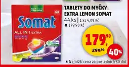 Penny Market TABLETY DO MYČKY EXTRA LEMON SOMAT nabídka