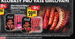 Albert Masová klobása salsiccia / chipolata nabídka