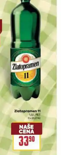 Billa Pivo zlatopramen 11 nabídka