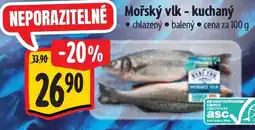 Albert Mořský vlk - kuchaný nabídka