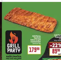Billa Vepřvá žebra na gril marinovaná nabídka