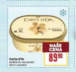 Billa Zmrzlina carte d´or nabídka