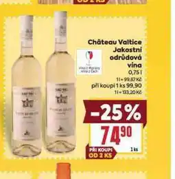 Billa Chateau valtice nabídka