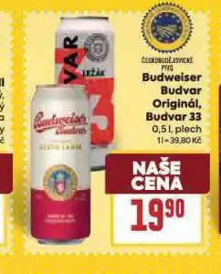 Billa Pivo budvar 33 nabídka