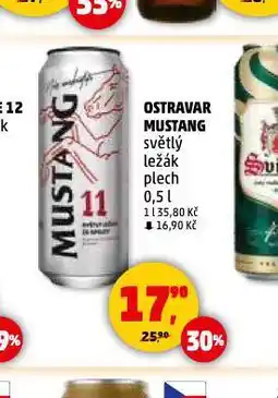 Penny Market Pivo ostravar mustang nabídka