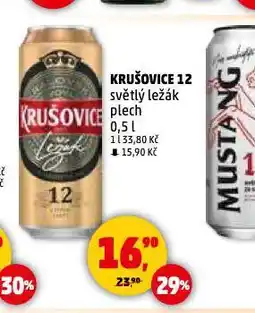 Penny Market Pivo krušovice 12 královský ležák nabídka