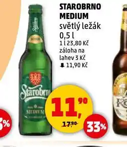 Penny Market Pivo starobrno medium nabídka