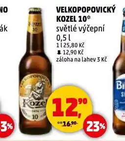 Penny Market Pivo velkopopovický kozel 10 nabídka