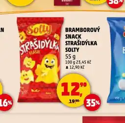 Penny Market Bramborový snack strašidýlka solty nabídka