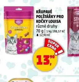 Penny Market Loiusa křupavé polštářky pro kočky nabídka