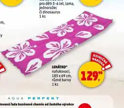 Penny Market Nafukovací lehátko nabídka