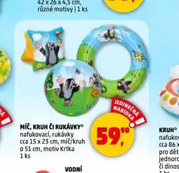 Penny Market Nafukovací míč, kruh, rukávky nabídka