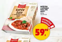 Penny Market Apetit katův šleh z vepřového masa, rýže nabídka