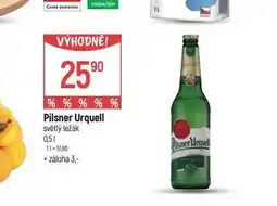 Globus Pivo pilsner urquell nabídka