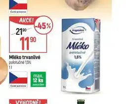 Globus Trvanlivé mléko 1,5% nabídka