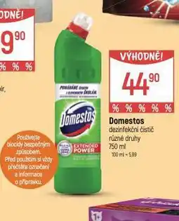 Globus Domestos dezinfekční čistič wc nabídka