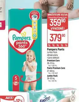 Globus Pampers dětské plenky nabídka