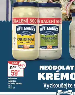 Globus Hellmann´s tatarská omáčka, majonéza nabídka
